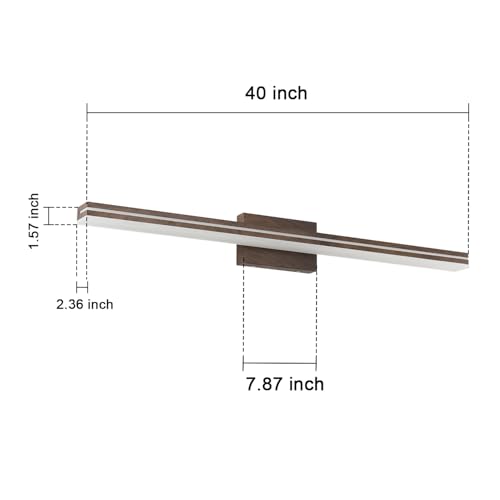 40 Inch LED Modern Bathroom Vanity Light Bar