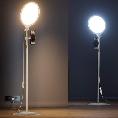10.5" Ring Light with Stand and Phone Holder
