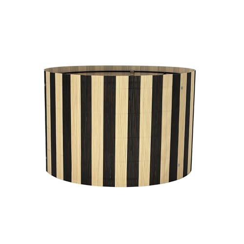 Modern Classical Pendant lamp shade Art decorative Black Stripes 13.8x9Inch
