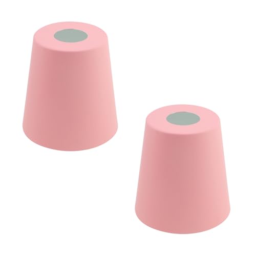 2PCS Pink Barrel Metal Lampshade (2 Count)