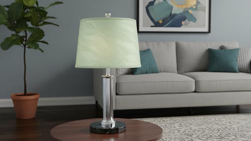 32143A Transitional Hardback Empire Shaped Spider Construction Lamp Shade in Greyish Green
