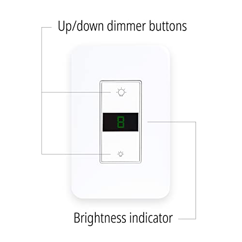 Smart LED Display Dimmer Switch 5" WiFi Remote App