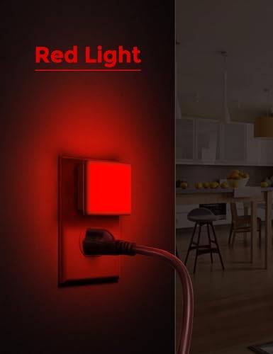 Red Night Lights Plug into Wall 2 (2 Count)