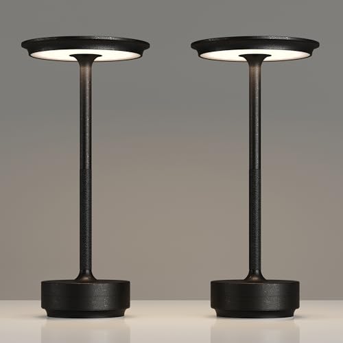 2 Pack Rechargeable Table Lamps Cordless (2 Count)