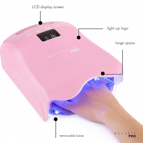 LuxuriaPro 98W Professional UV LED Nail Lamp