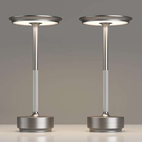 2 Pack Rechargeable Cordless Table Lamp (2 Count)