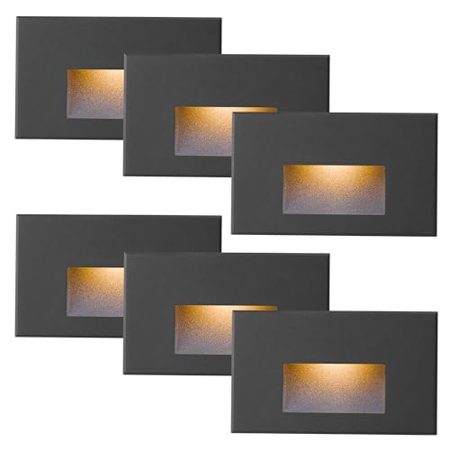 Stair Lights Outdoor Indoor LED Step Lights (6 Count)