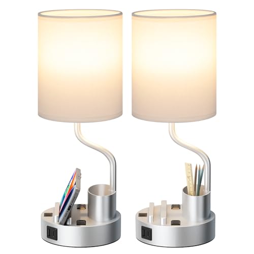 Bedside Lamps for Bedroom Set of 2 (2 Count)
