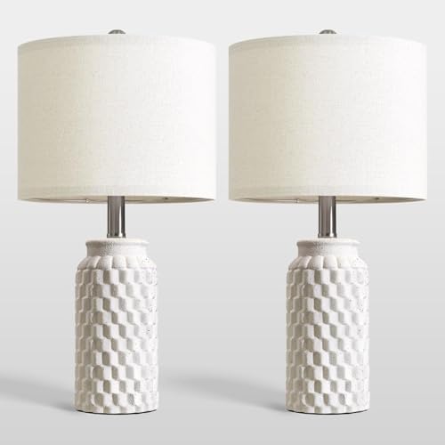 20.5" Ceramic Table Lamps Set of 2 (2 Count)