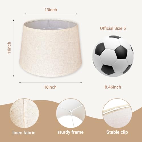 Large Drum Lamp Shades Set of 2 (2 Count)
