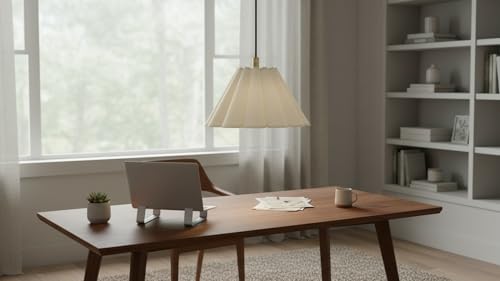 34087 Box Pleated Large Empire Spider Construction Lamp Shade