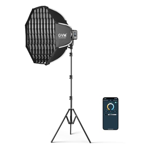 GVM SD80D 80W LED Video Light Kit with Softbox