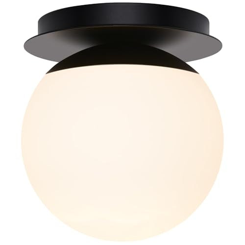 1 Pack Matte Black Wall Sconce