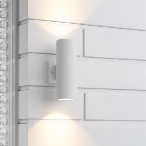 12" Modern Outdoor Porch Light in 2 Lights (2 Count)