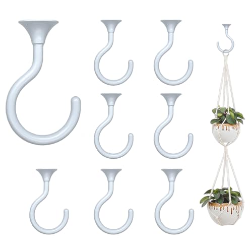 Large Swag Ceiling Hooks Heavy Duty Swag Hook with Hardware for Hanging Plants Ceiling Installation Cavity Wall Fixing