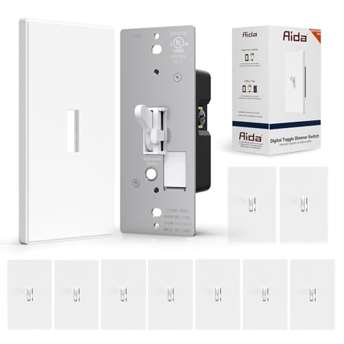 Digital Toggle Dimmer Switch for Dimmable LED (10 Count)