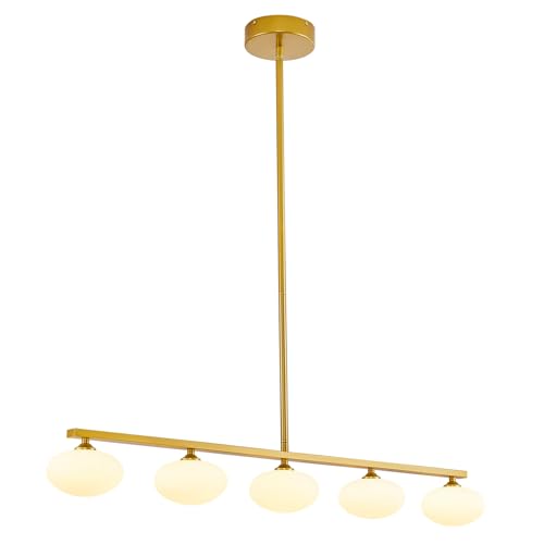 Gold Linear Chandelier