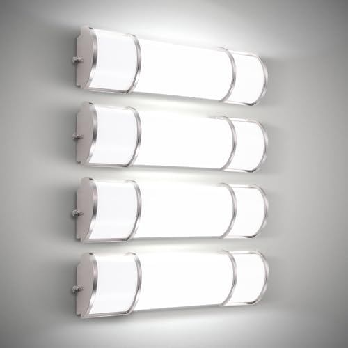 LED 18" Vanity Flush Mount Light Fixture (4 Count)