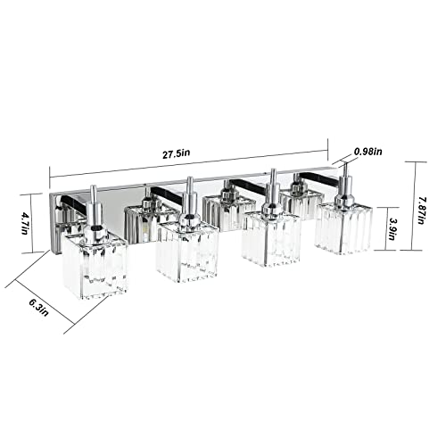 Modern Crystal Bathroom Vanity Light 4