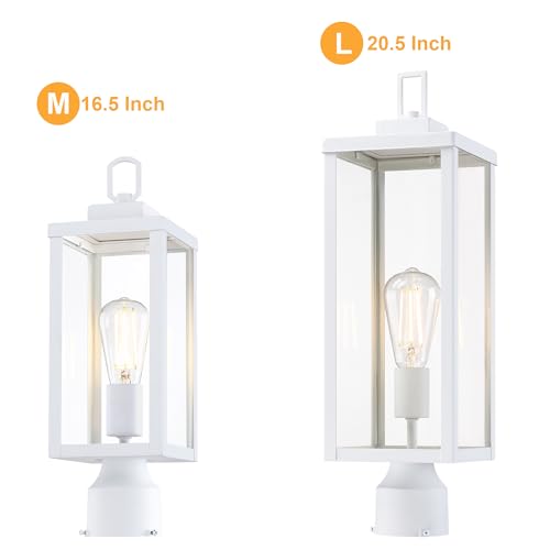 Outdoor Post Light Fixture (2 Count)