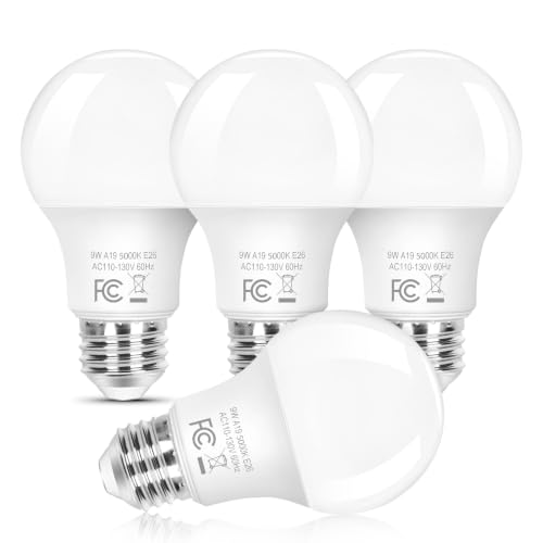 A19 Dimmable LED Light Bulb (4 Count)