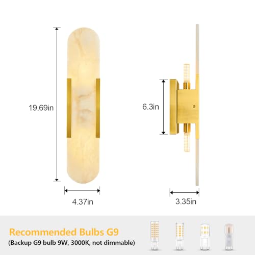Alabaster Wall Sconce