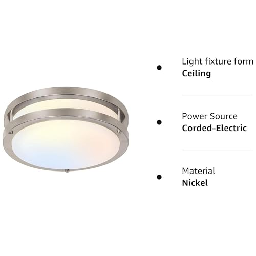 13 inch Flush Mount LED Ceiling Light Fixture (2 Count)