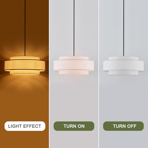 23.6" Modern Large Drum Chandelier