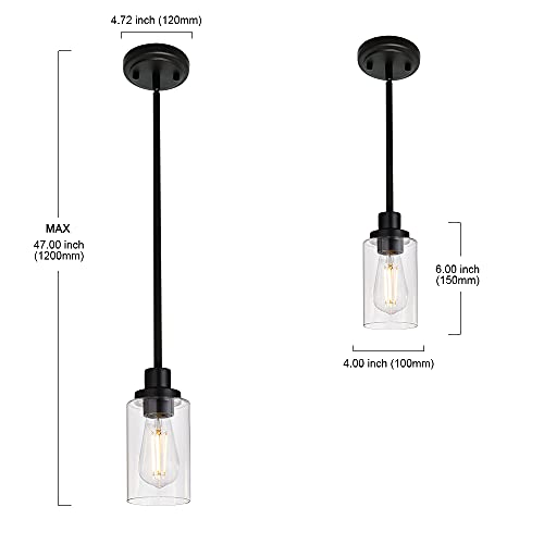 Black Pendant Light 1