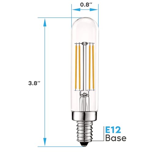 Vintage E12 LED Bulb 60W Equivalent (12 Count)