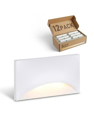 12 Pack 5CCT 120V LED Step Lights (12 Count)
