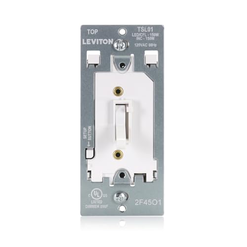 Toggle Slide LED Advanced Dimmer Switch for 150W Dimmable LED