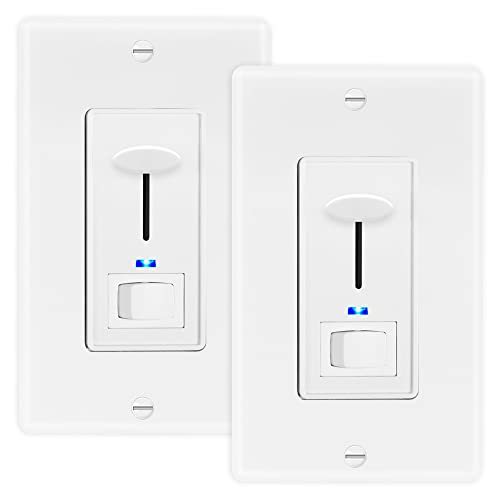 Dimmer Light Switch Blue Indicator Light (2 Count)