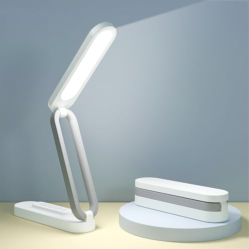 LED Desk Lamp for Office Home & Battery Operated Lamp Rechargeable Lamp Foldable & Portable Light