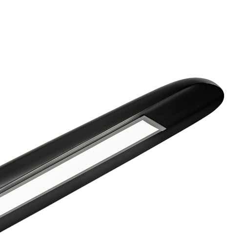 39" Wood LED Linear Pendant Light Black Linear Pendant Dinning Room Hanging Lights LED Dimmable Chandeliers 24w for Dining Room Pool Table Lights Kitchen Island Light Black