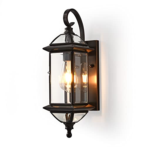 18.5" H Copper Outdoor Wall Lights Exterior Waterproof Wall Sconce