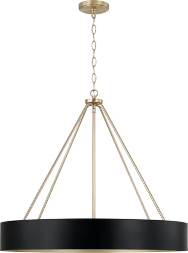 Capital Lighting 453041RE Weller Modern Metal Cylindrical Chandelier