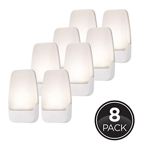 Plug in Night Light with Dusk to Dawn Sensor (8 Count)