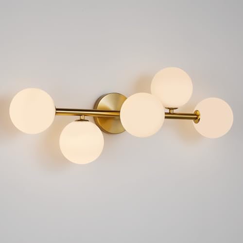 Gold Bathroom Vanity Light Fixtures
