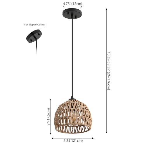 Campana 1 Light Pendant Dome Ceiling Lamp