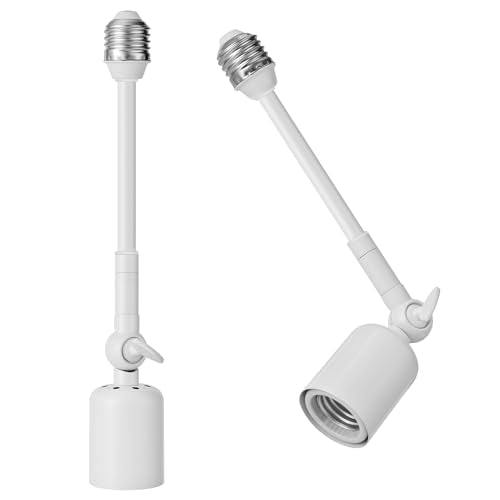 2 Pack E26 Light Socket Extender (2 Count)