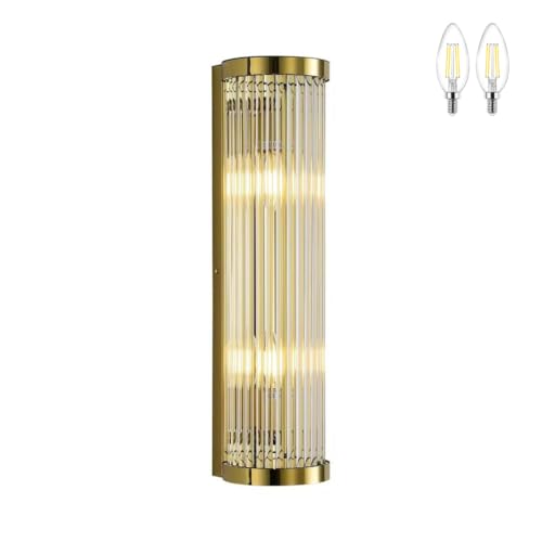 Modern Crystal Gold Wall Sconce