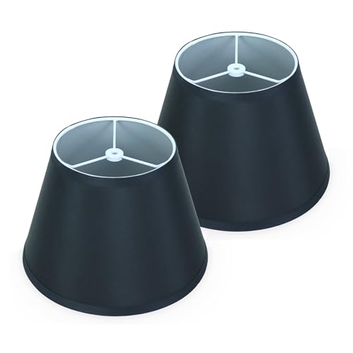 Black Small Lamp Shades Set of 2 (2 Count)