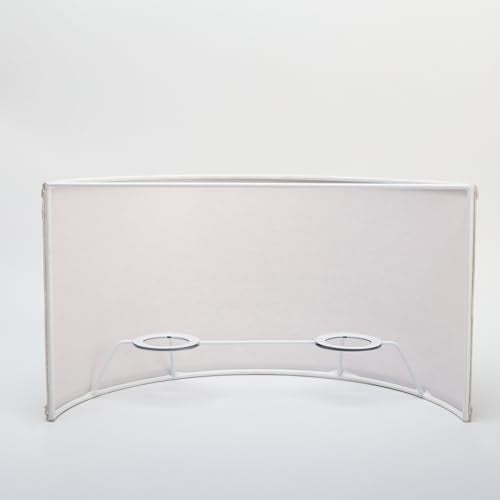 2 Light Double Lamp Semicircle Fabric Shades