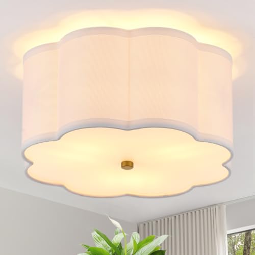 13" Gold Semi Flush Mount Ceiling Light