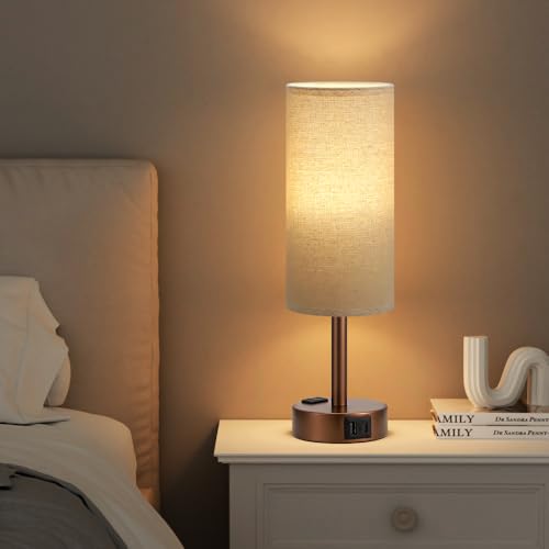 Brown Bedside Lamp for Bedroom