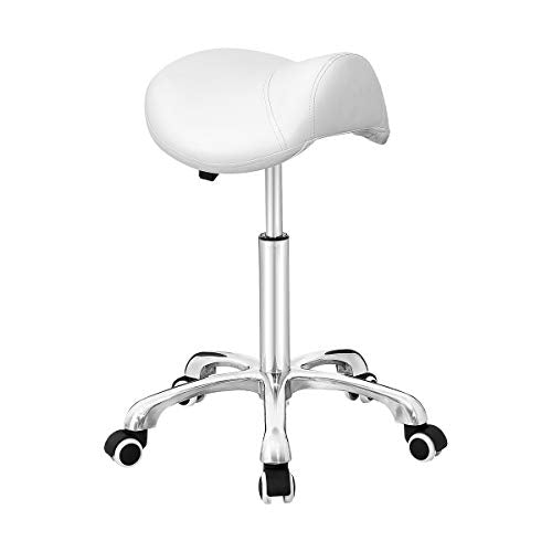 Saddle Stool Rolling Chair for Office Massage Salon Technician Kitchen Spa Drafting