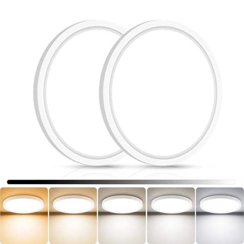 2Pack 7inch LED Flush Mount Ceiling Light