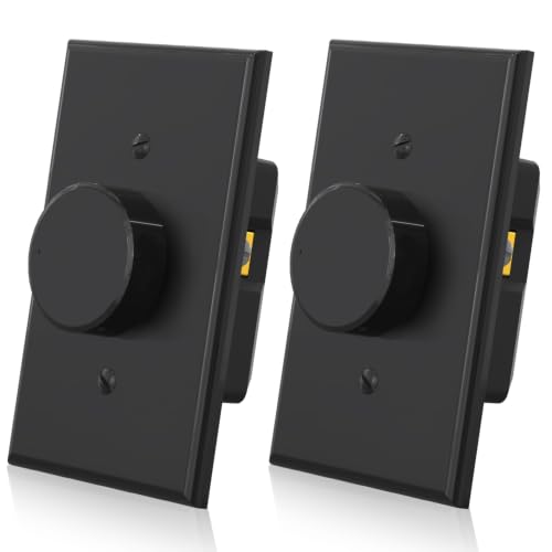 Rotating Dimmer Switch for Dimmable LED (2 Count)