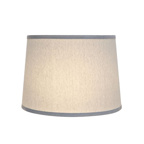 32311A Transitional Hardback Empire Shaped Spider Construction Lamp Shade in Light Blue